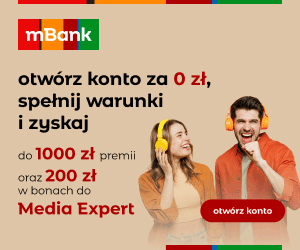 Konto mBanku w promocji Media Expert