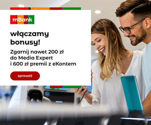 Konto mBanku w promocji Media Expert